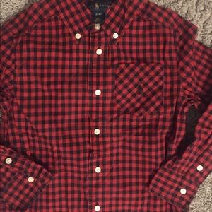 Toddler boys polo button down